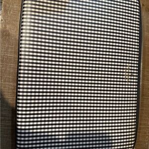 kate spade Black and White Gingham Laptop Sleeve